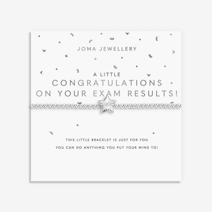 A LITTLE CONGRATULATIONS ON YOUR EXAM RESULTS BRACELET
