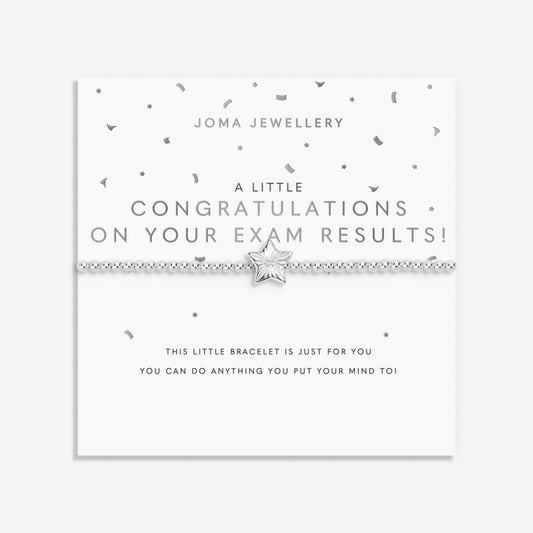 A LITTLE CONGRATULATIONS ON YOUR EXAM RESULTS BRACELET