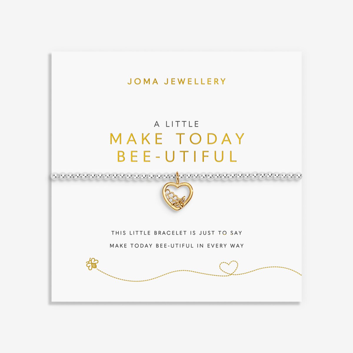 A LITTLE MAKE TODAY BEE-UTIFUL BRACELET