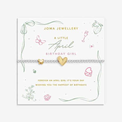 BIRTH MONTH A LITTLE APRIL BRACELET