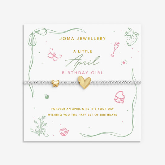 BIRTH MONTH A LITTLE APRIL BRACELET