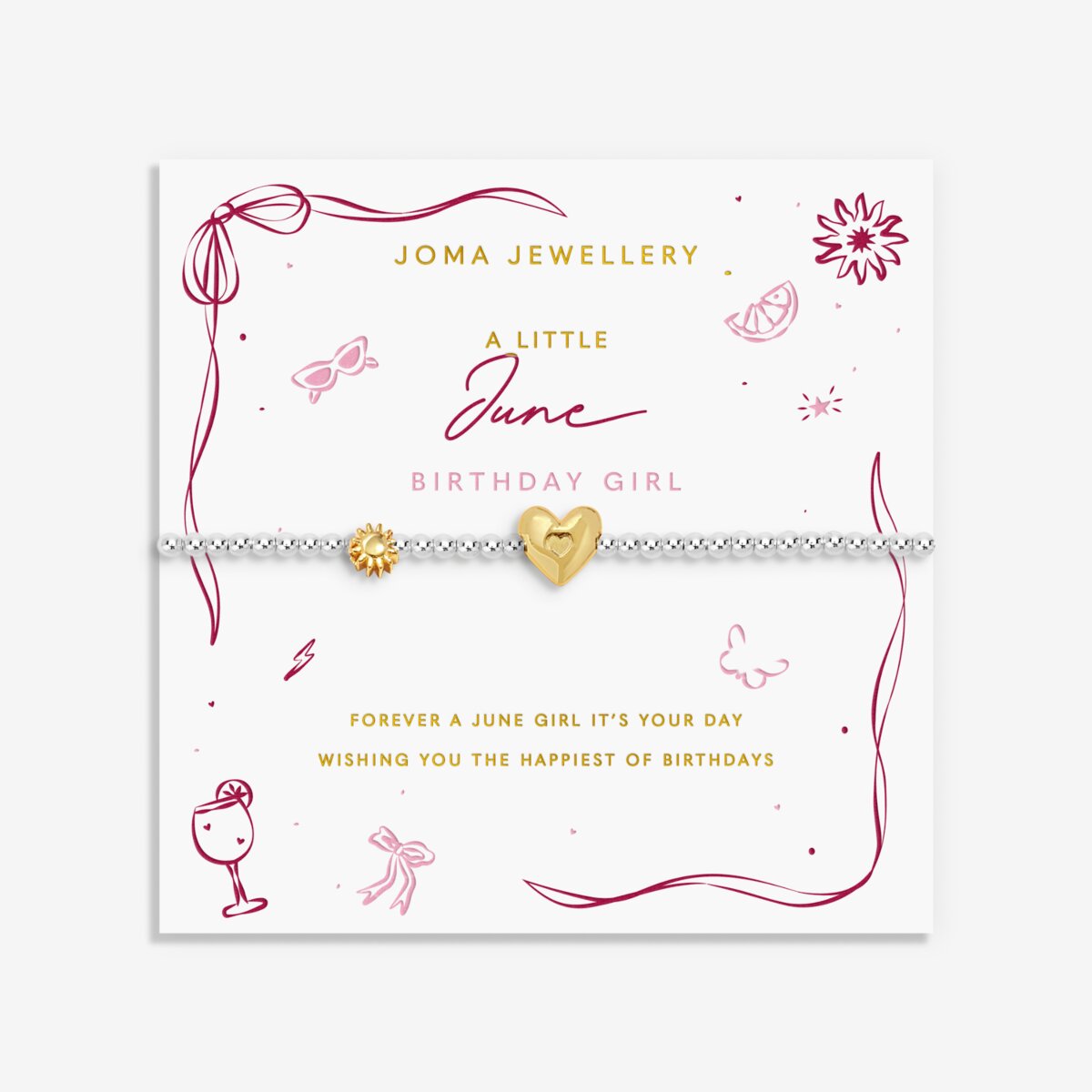 BIRTH MONTH A LITTLE JUNE BRACELET