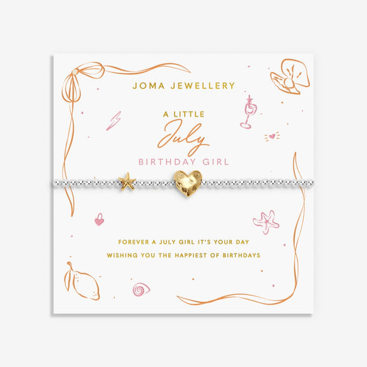 BIRTH MONTH A LITTLE JULY BRACELET