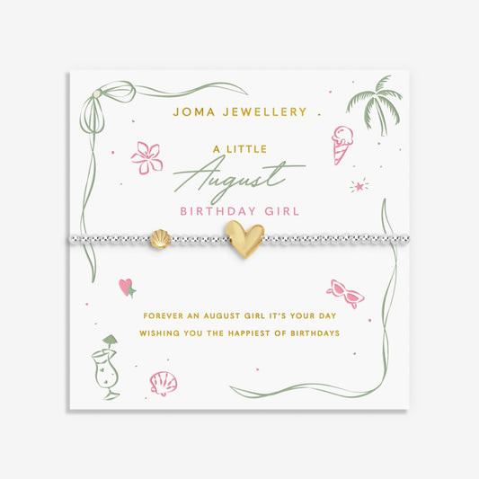 BIRTH MONTH A LITTLE AUGUST BRACELET