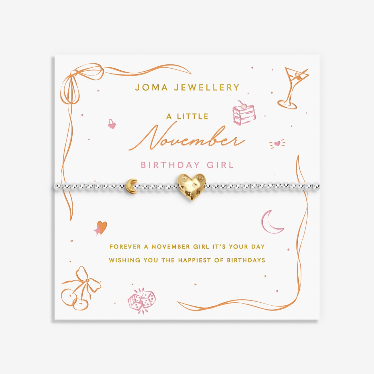 BIRTH MONTH A LITTLE NOVEMBER BRACELET