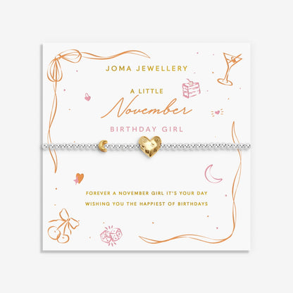 BIRTH MONTH A LITTLE NOVEMBER BRACELET