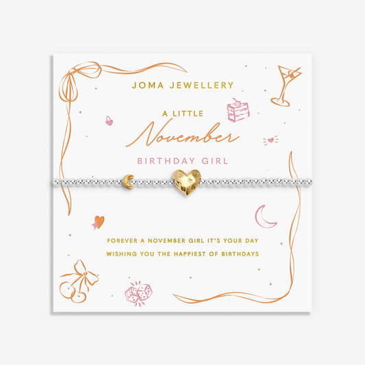 BIRTH MONTH A LITTLE NOVEMBER BRACELET