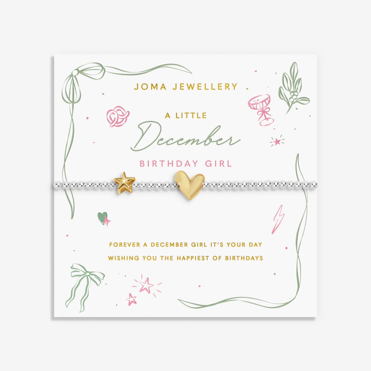 BIRTH MONTH A LITTLE DECEMBER BRACELET