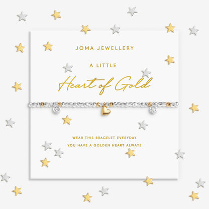 Sparkle Confetti A Little 'Heart Of Gold' Bracelet