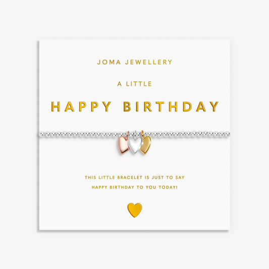 A LITTLE CHARMED MOMENTS HAPPY BIRTHDAY BRACELET