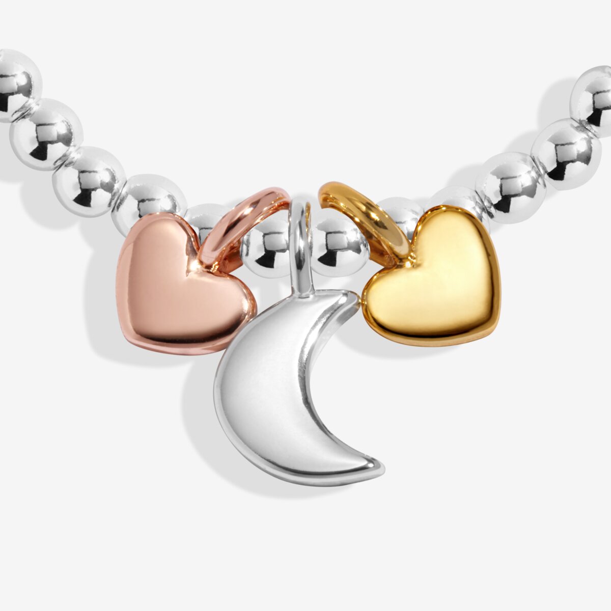 A LITTLE CHARMED MOMENTS LOVE YOU TO THE MOON AND BACK BRACELET