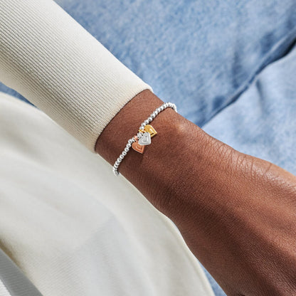 A LITTLE CHARMED MOMENTS MOTHER AND DAUGHTER BRACELET