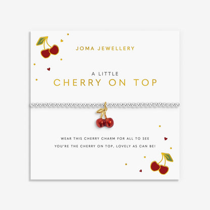 A LITTLE VIBES CHERRY ON TOP BRACELET