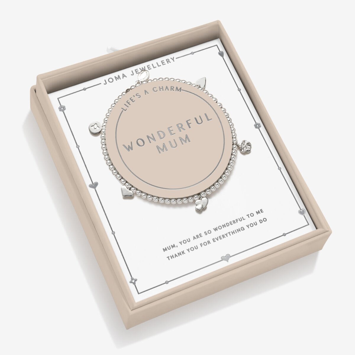 LIFE'S A CHARM WONDERFUL MUM BRACELET