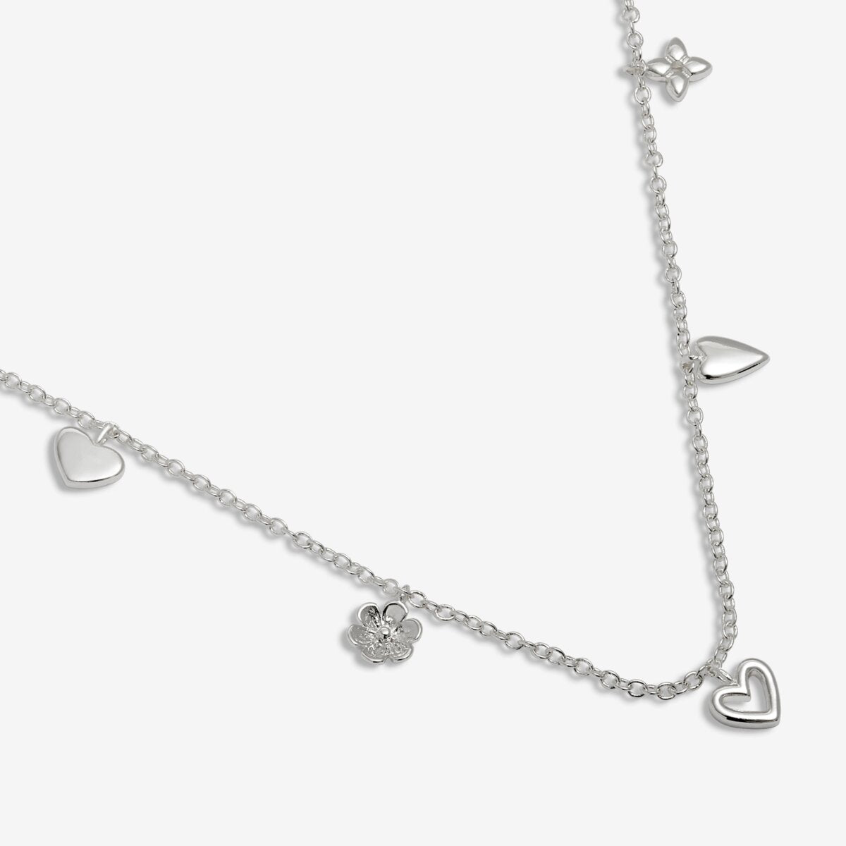 LIFE'S A CHARM NECKLACE WITH LOVE NECKLACE