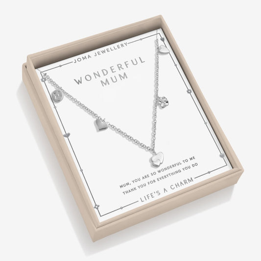 LIFE'S A CHARM NECKLACE WONDERFUL MUM NECKLACE