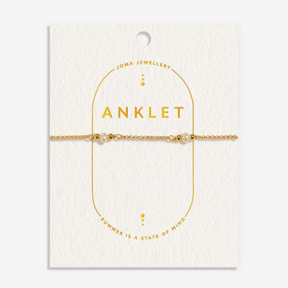 PEARL GOLD ANKLET