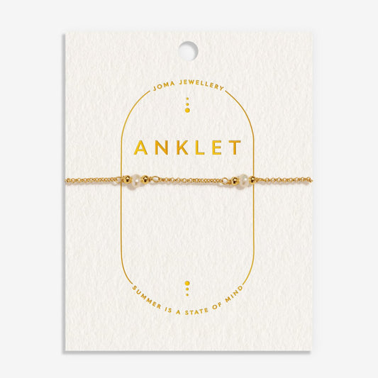 PEARL GOLD ANKLET