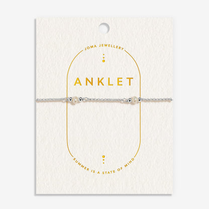 PEARL SILVER ANKLET