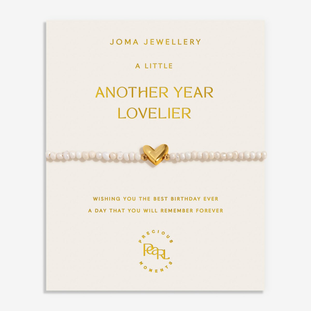 PRECIOUS MOMENTS ANOTHER YEAR LOVELIER BRACELET