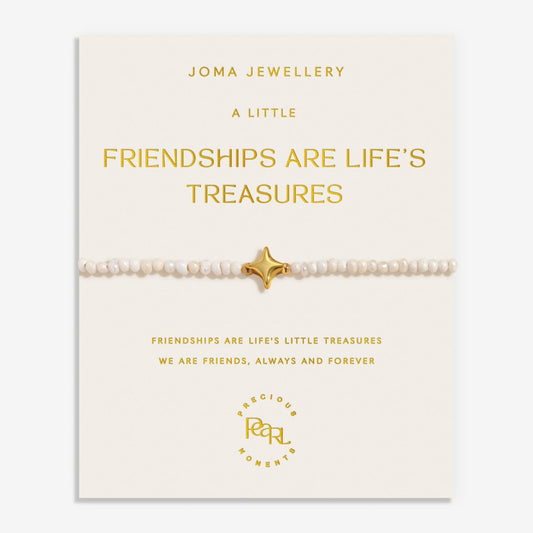 PRECIOUS MOMENTS FRIENDSHIPS ARE LIFE'S TREASURES BRACELET