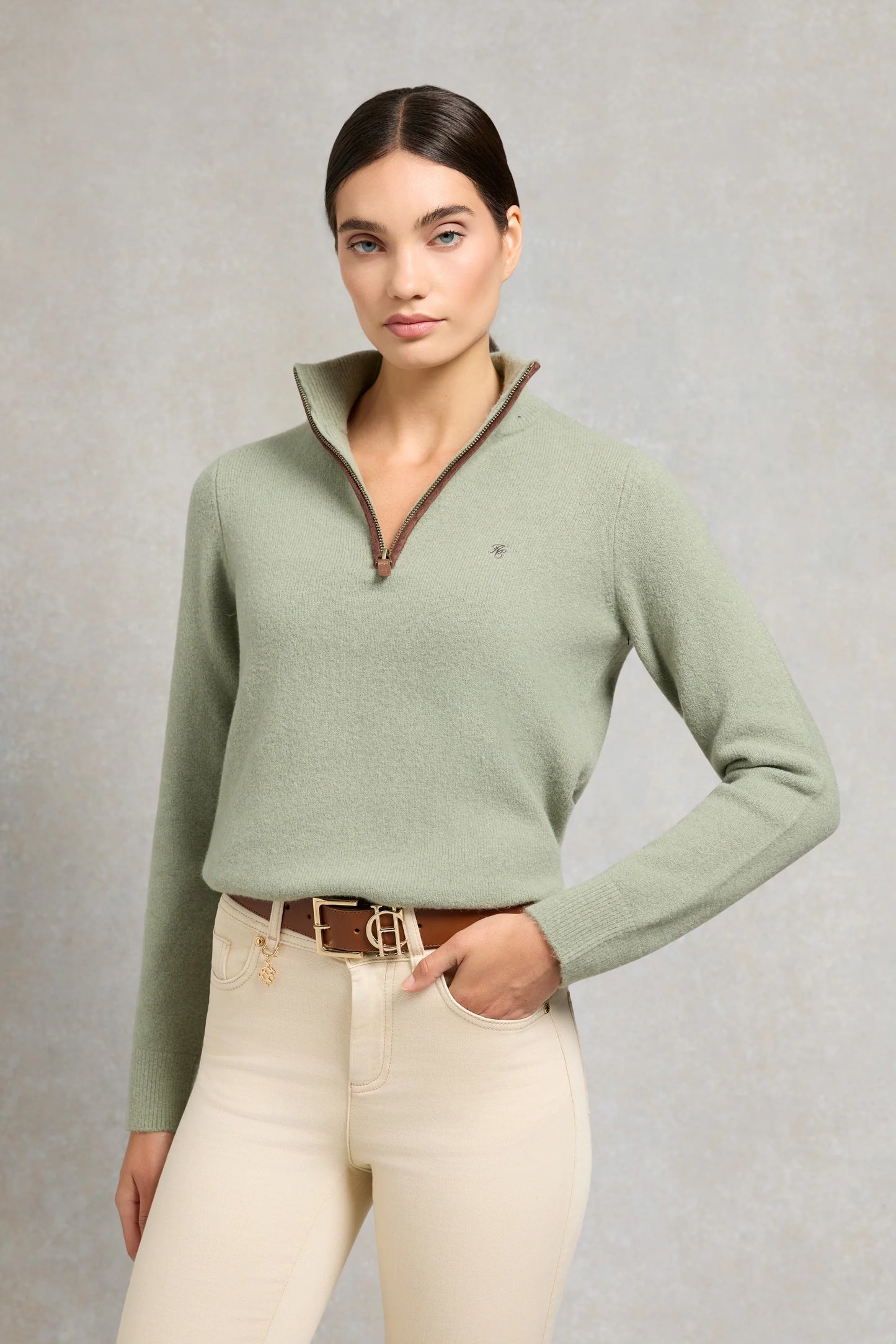 Country Quarter Zip Knit
