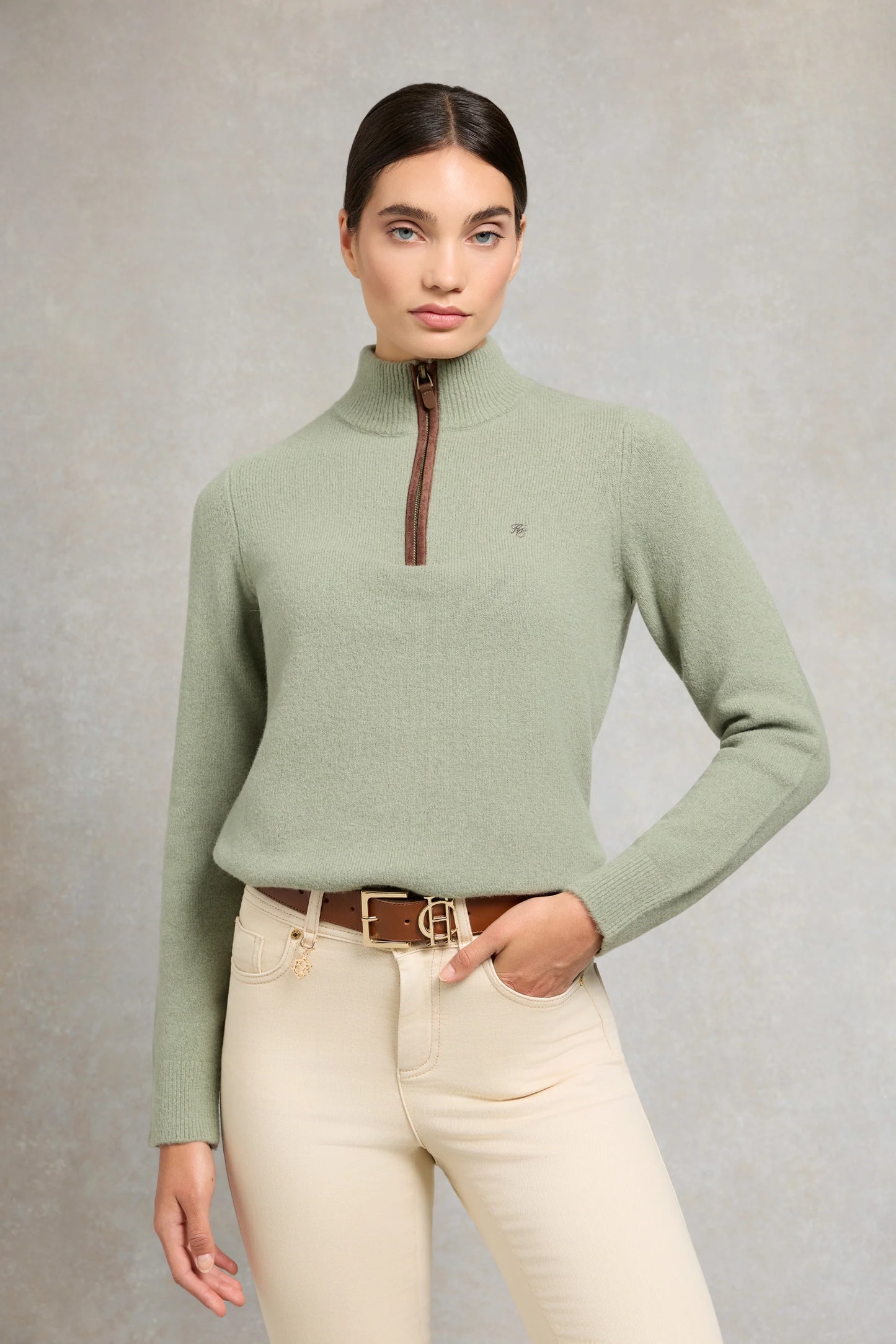 Country Quarter Zip Knit