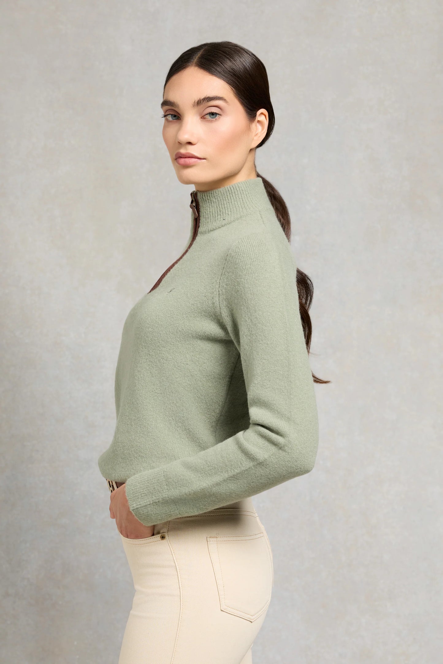 Country Quarter Zip Knit