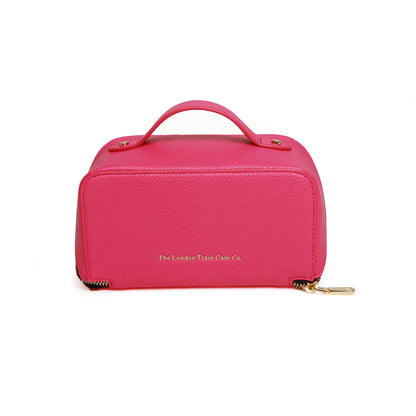 Hot Pink & Black Train Mini Case