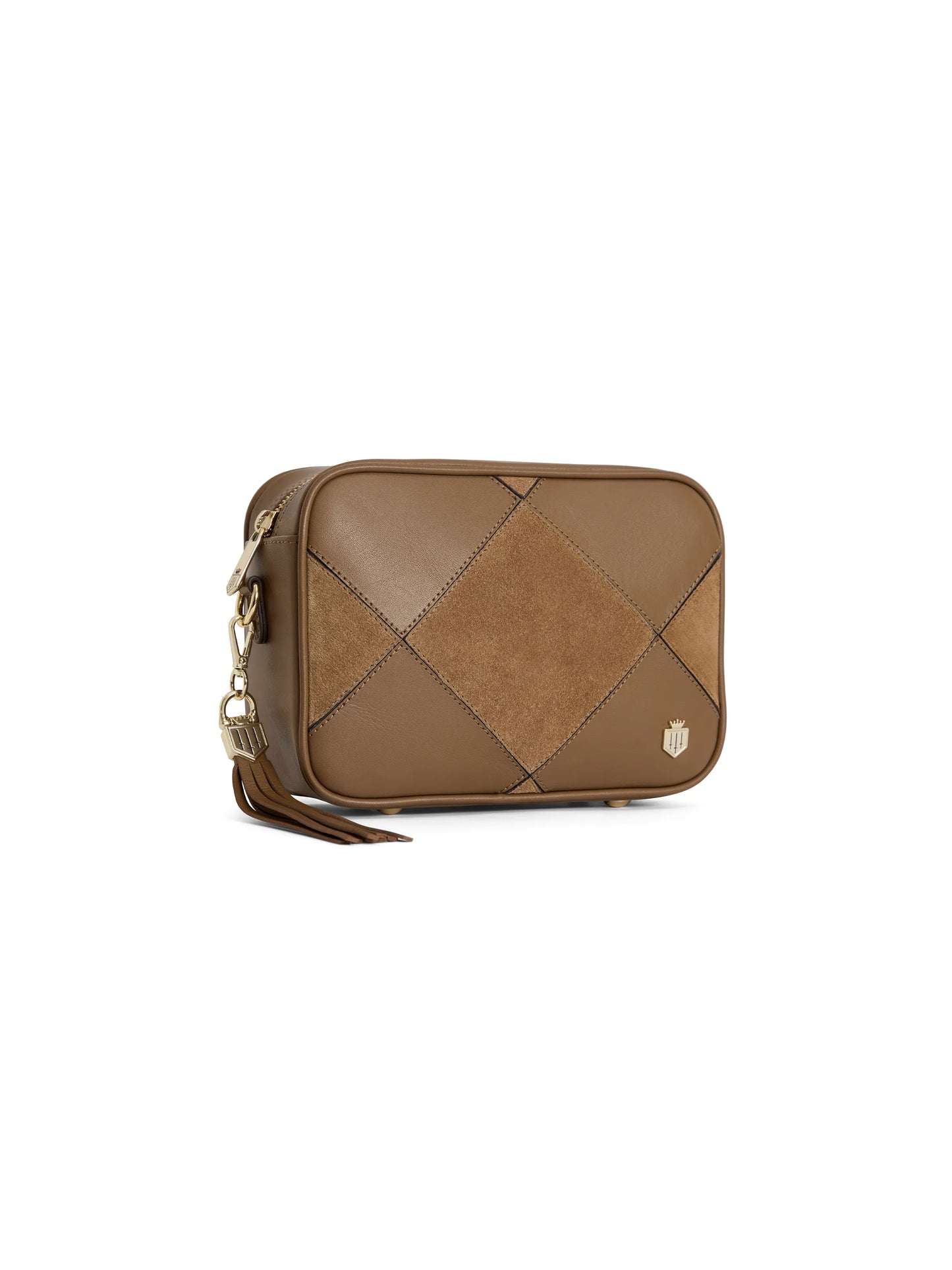 Finsbury Cross Body Bag Harlequin Suede