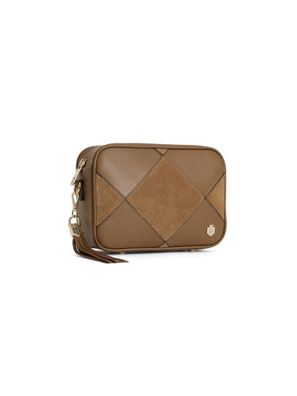Finsbury Cross Body Bag Harlequin Suede