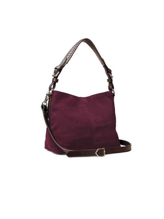 Mini Tetbury Handbag Suede - Elderberry