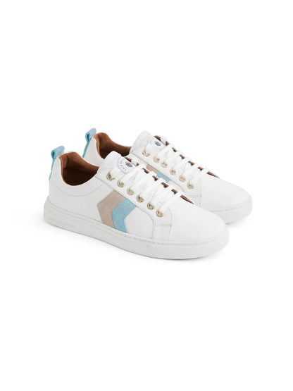 Womens Alexandra Leather Trainers