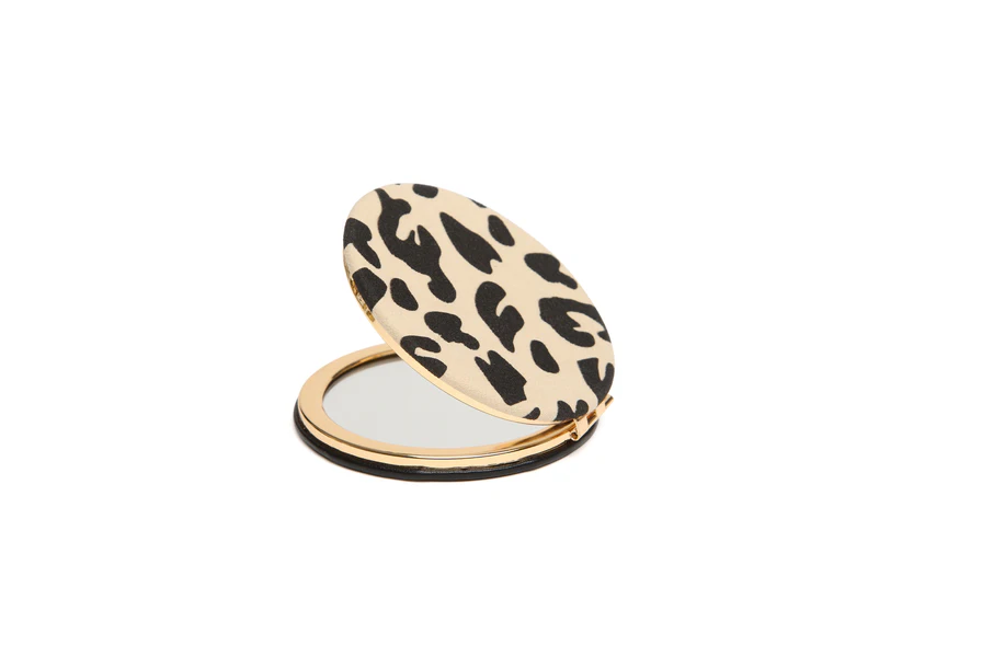 Light Leopard Mirror Compact