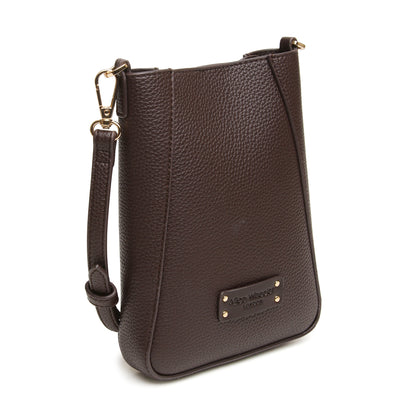 Chocolate - Kensington Phone Crossbody Bag