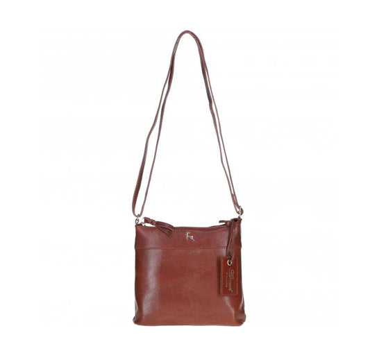 Ava Crossbody Bag Cognac L-75
