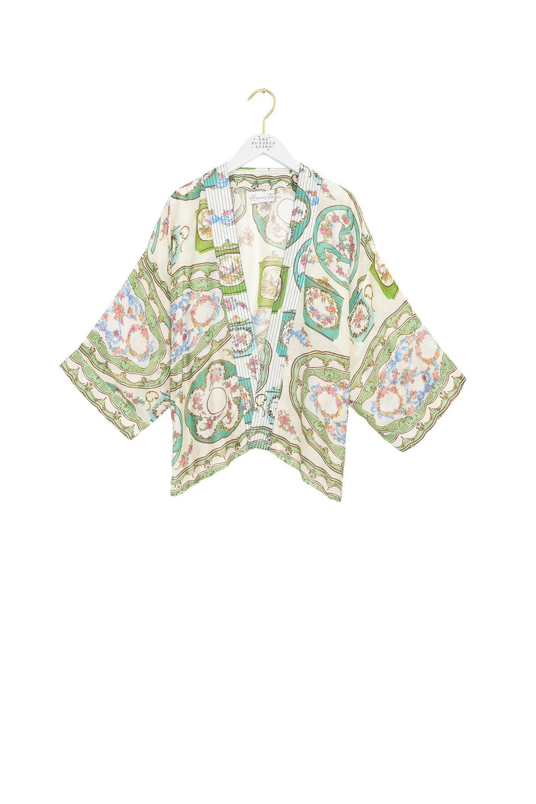 Afternoon Tea Green Kimono