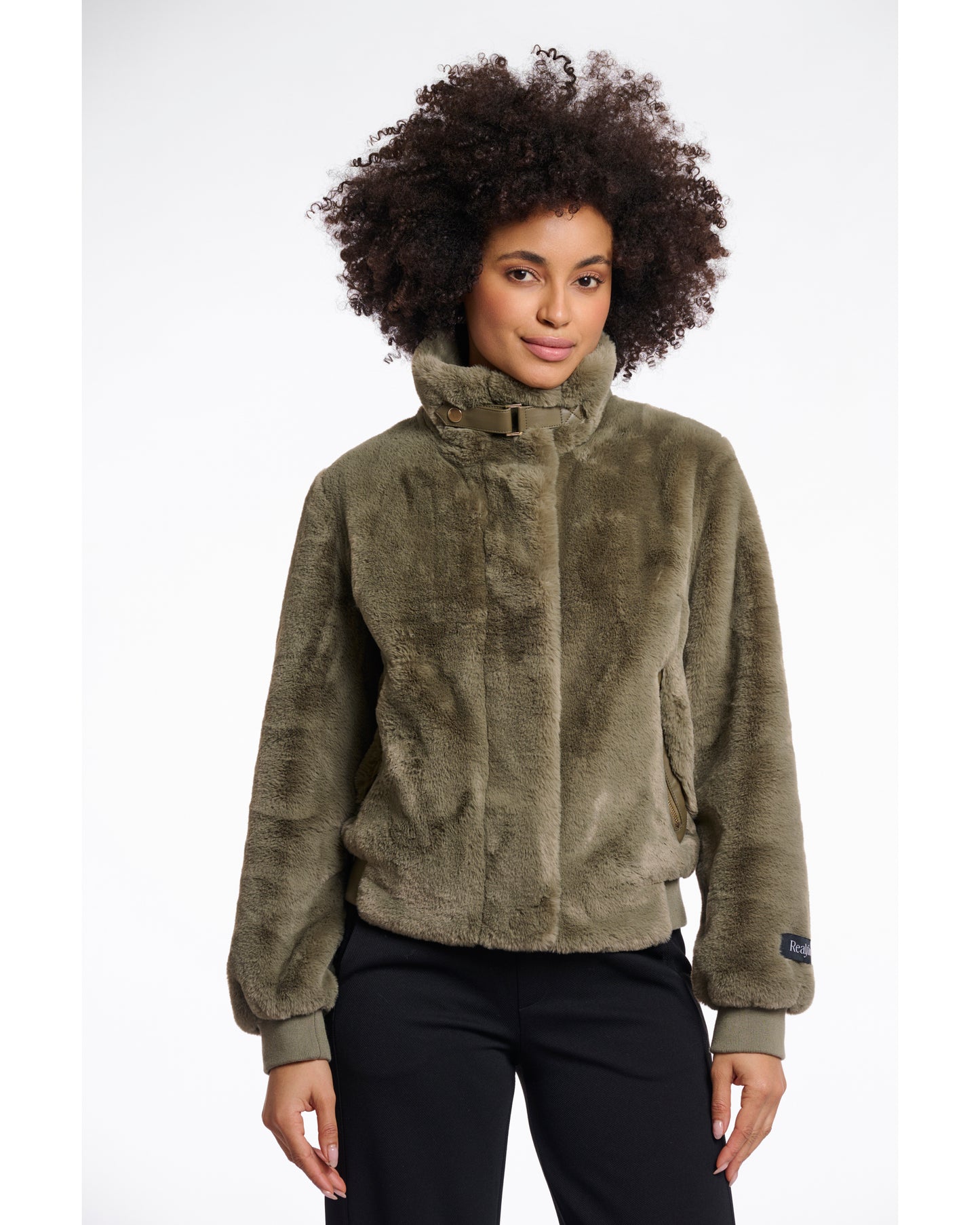 Short Fake Fur Jacket