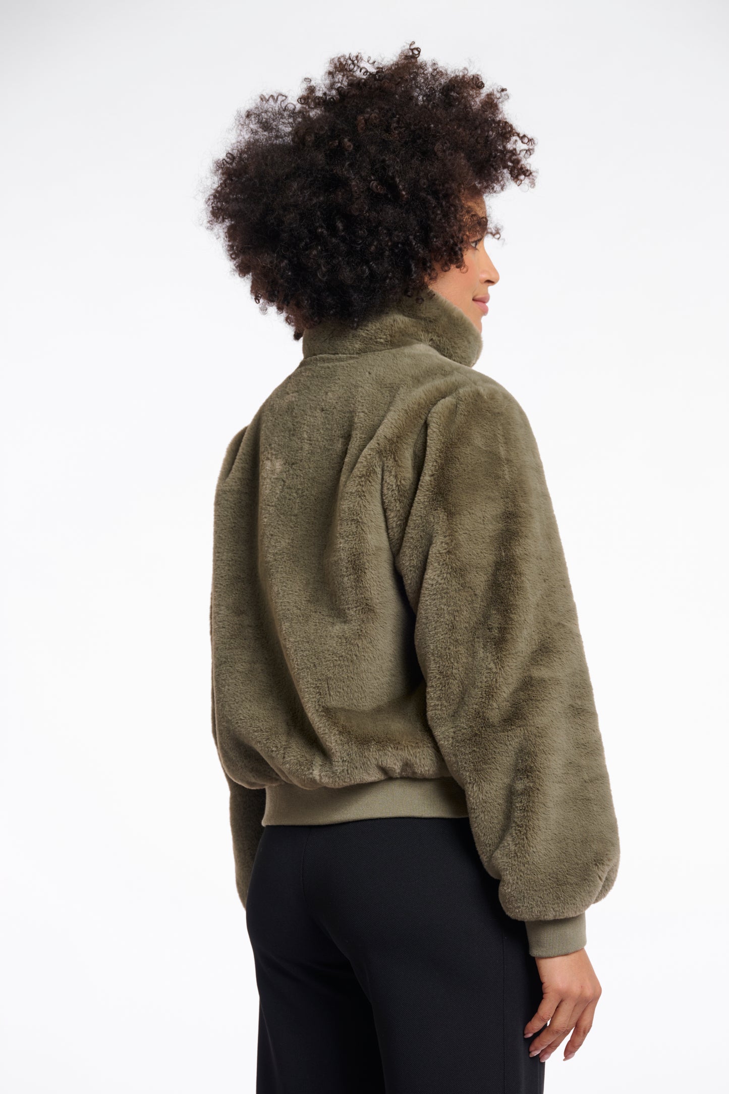 Short Fake Fur Jacket