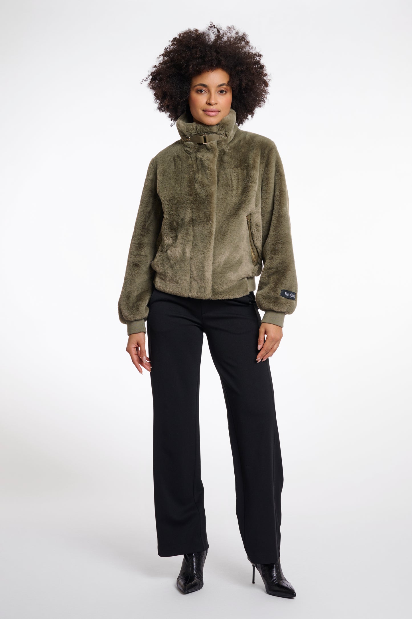 Short Fake Fur Jacket