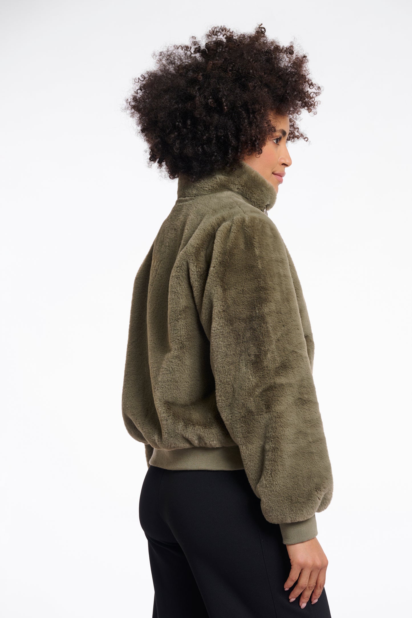 Short Fake Fur Jacket