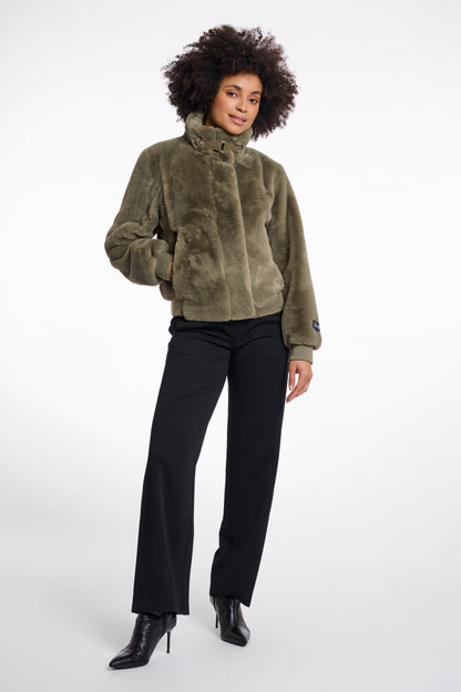 Short Fake Fur Jacket