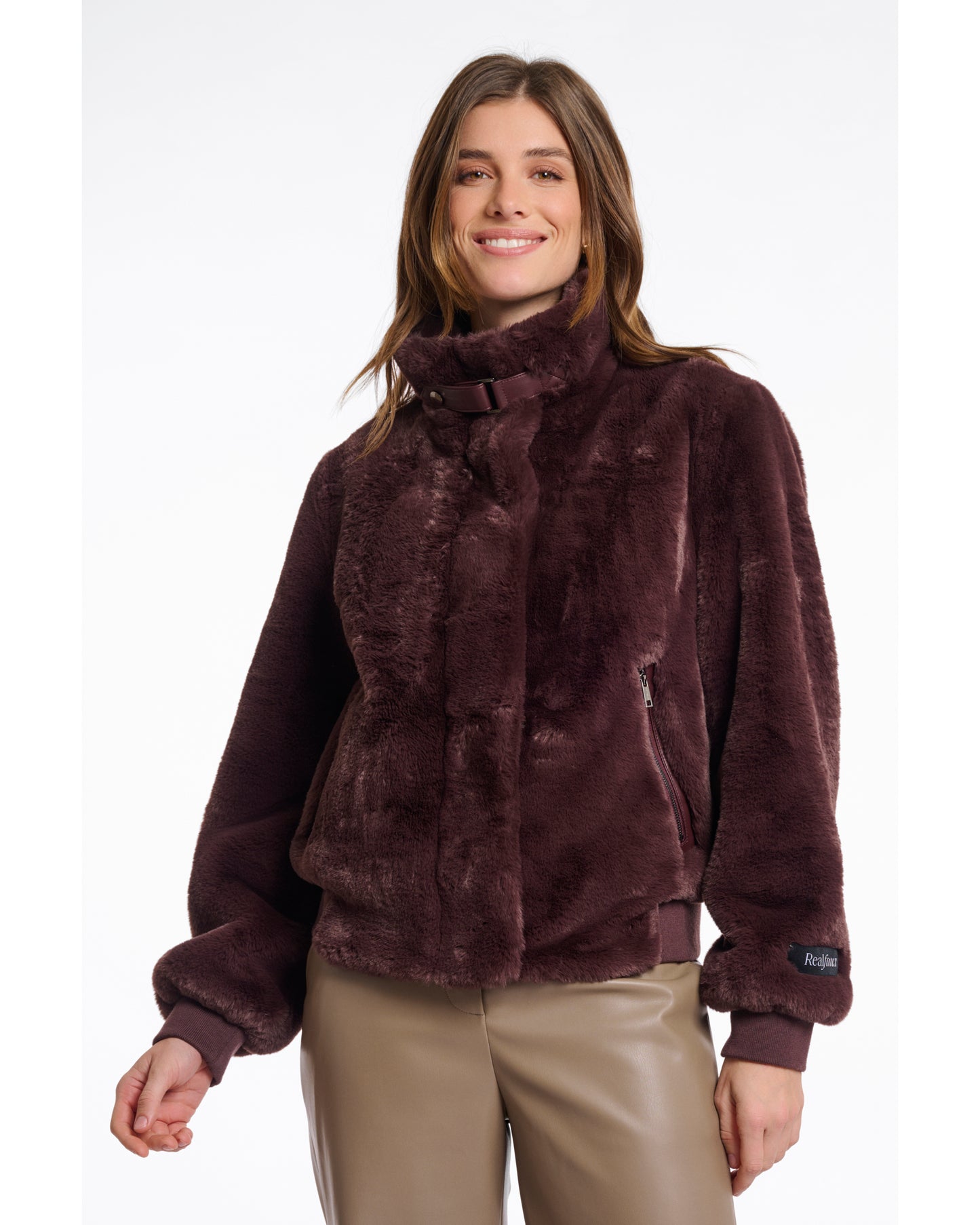 Short Fake Fur Jacket