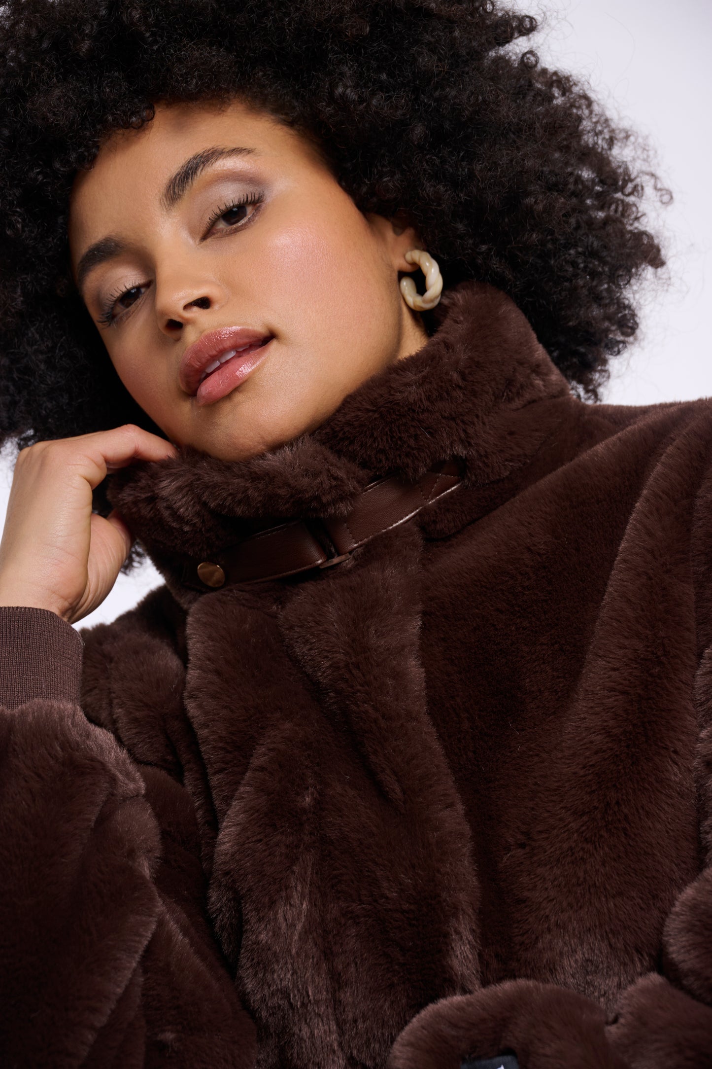 Short Faux Fur Jacket