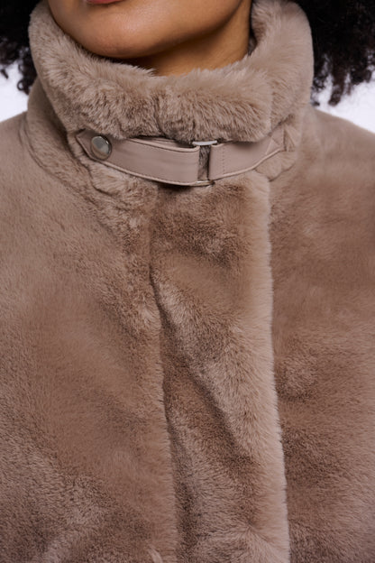 Short Faux Fur Jacket