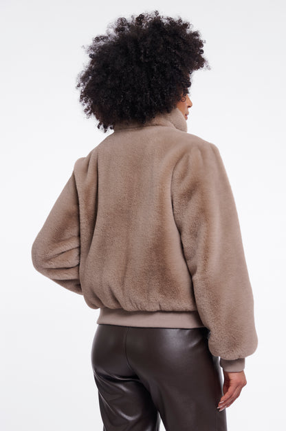 Short Faux Fur Jacket