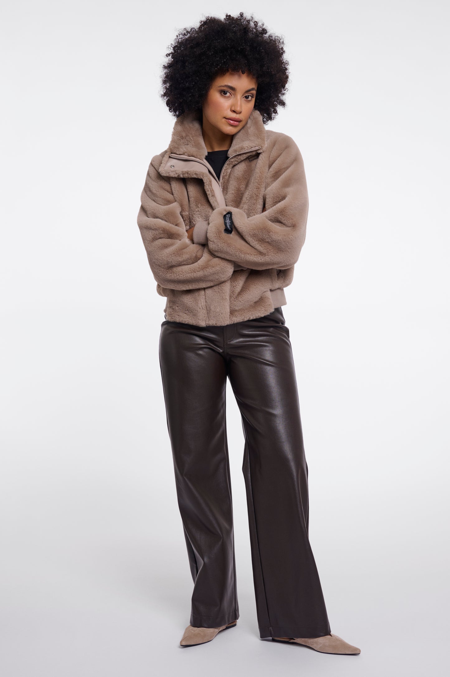 Short Faux Fur Jacket