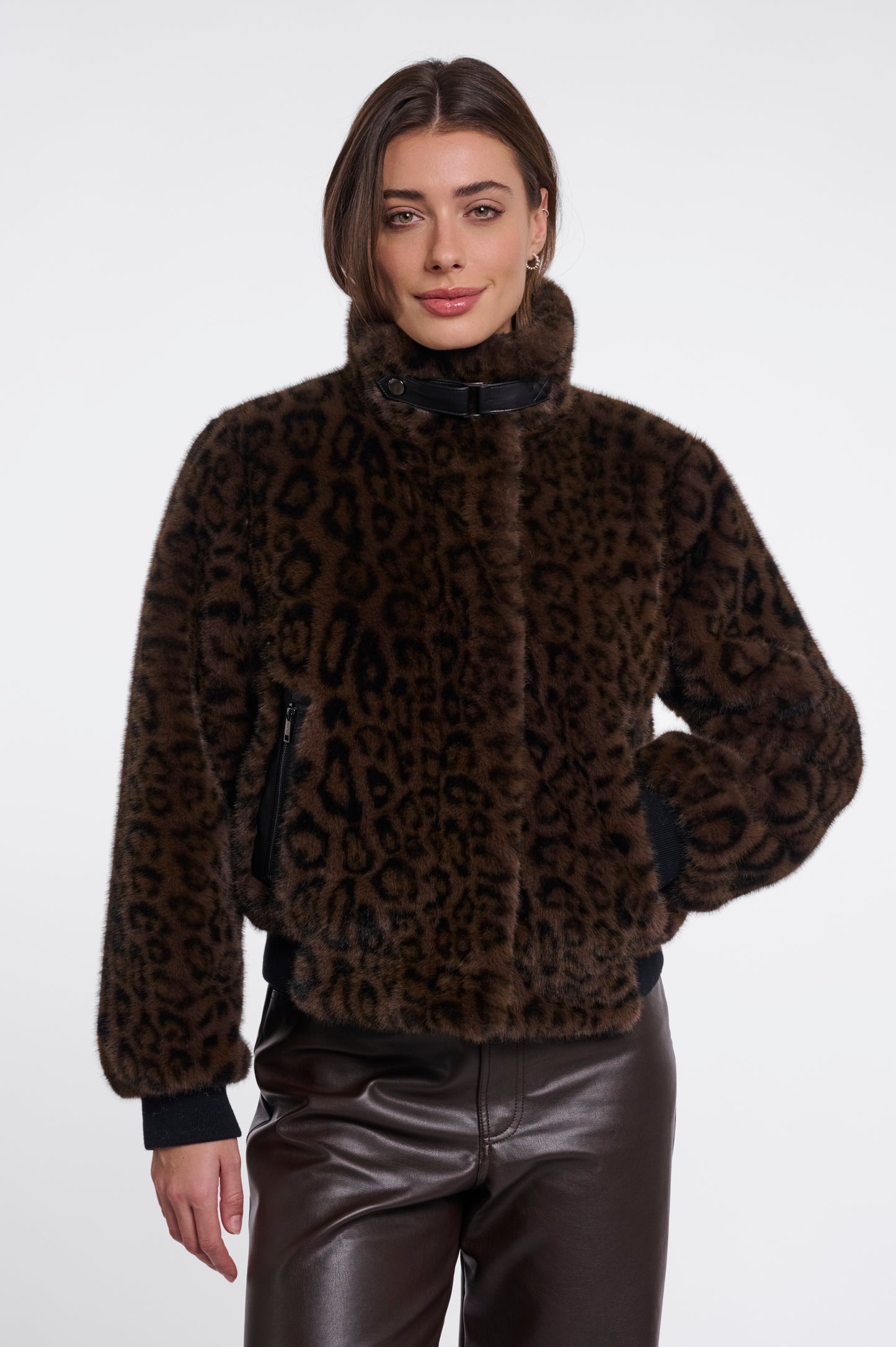 Short Faux Fur Jacket