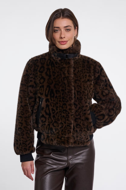 Short Faux Fur Jacket