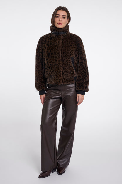 Short Faux Fur Jacket